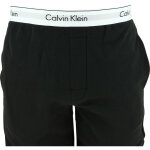 Short de pyjama uni coton - modern cotton noir en tissu