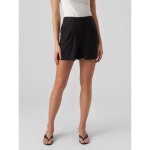 Short regular fit taille haute court noir en viscose Short regular fit taille haute court noir en viscose