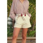 Short soeli blanc en coton