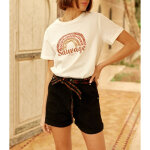 Short soeli noir en coton