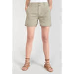 Short sydney2 kaki clair blanc en coton Short sydney2 kaki clair blanc en coton