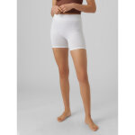 Short taille normale blanc en nylon daisy