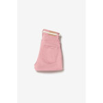 Short fille tiko taille haute rose poudr en coton