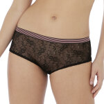 Shorty black rose noir freya en nylon