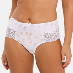 Shorty coton bio flora imprimé plume d'automne blanc Shorty coton bio flora imprimé plume d'automne blanc