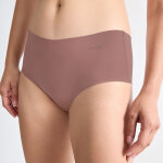 Shorty en microfibre marron