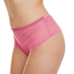 Shorty string marelle - rose en coton