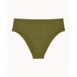 Shorty taille haute en coton - vert Shorty taille haute en coton - vert