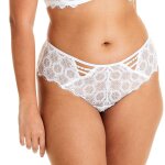 Shorty tanga brsilien blanc imprvisible