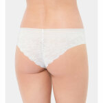 Shorty zero lace femme sloggi - blanc cass en coton