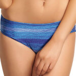 Slip de bain imprim� - bleu grenada