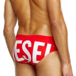 Slip de bain rouge