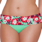 Slip de bain taille ajustable - vert en nylon