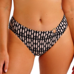 Slip bikini taille mi - haute noir