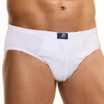 Slip blanc ceinture lastique en coton