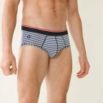 Slip bleu marine en coton