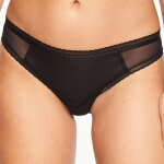 Slip br�silien chantelle noir