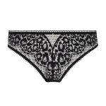 Slip brsilien en dentelle noir
