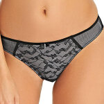 Slip br�silien noir sassy