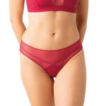 Slip femme tulle athena rouge
