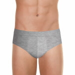 Slip fusion gris en coton pour homme