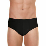 Slip fusion noir en coton pour homme