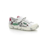 Sneakers bas garcon gody blanc