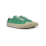 Sneakers bas homme camaleon vert en coton