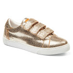 Sneakers or suzette en cuir