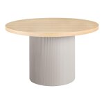 Solva table de salle � manger fr�ne naturel sable