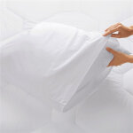 Sous - taie jersey impermable respirant blanc