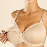 Soutien - gorge d'allaitement � armatures - beige