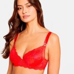 Soutien - gorge ampliforme armatures rouge morgan lingerie