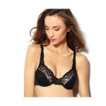 Soutien - gorge  armatures bonnet c, d et e blanc duchesse pomm'poire - noir