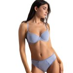 Soutien - gorge  armatures charlotte bleu en coton