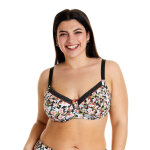 Soutien - gorge � armatures grand maintien kaki seventies vert