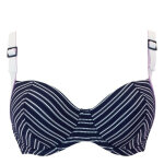 Soutien - gorge de bain balconnet armatures bleu