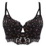Soutien - gorge balconnet armatures noir