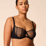 Soutien - gorge balconnet non rembourr� noir
