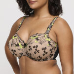 Soutien gorge balconnet rembourr� - wild bloom beige