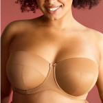 Soutien - gorge balconnet strapless caramel beige Soutien - gorge balconnet strapless caramel beige