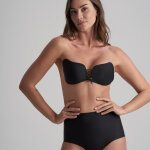 Soutien - gorge bandeau adhsif dos nu noir