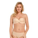 Soutien - gorge bandeau adh�sif sans dos chair