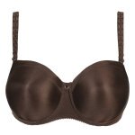 Soutien - gorge bandeau armatures marron