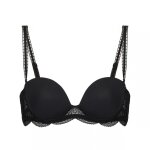 Soutien - gorge bandeau armatures - noir