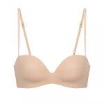 Soutien - gorge bandeau armatures - nude