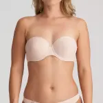 Soutien - gorge bandeau beige
