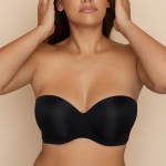 Soutien - gorge bandeau sans coques noir