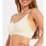 Soutien - gorge confort bambou bretelles fines sans armature beige