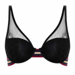 Soutien - gorge coques plongeant armatures - noir passionata - street